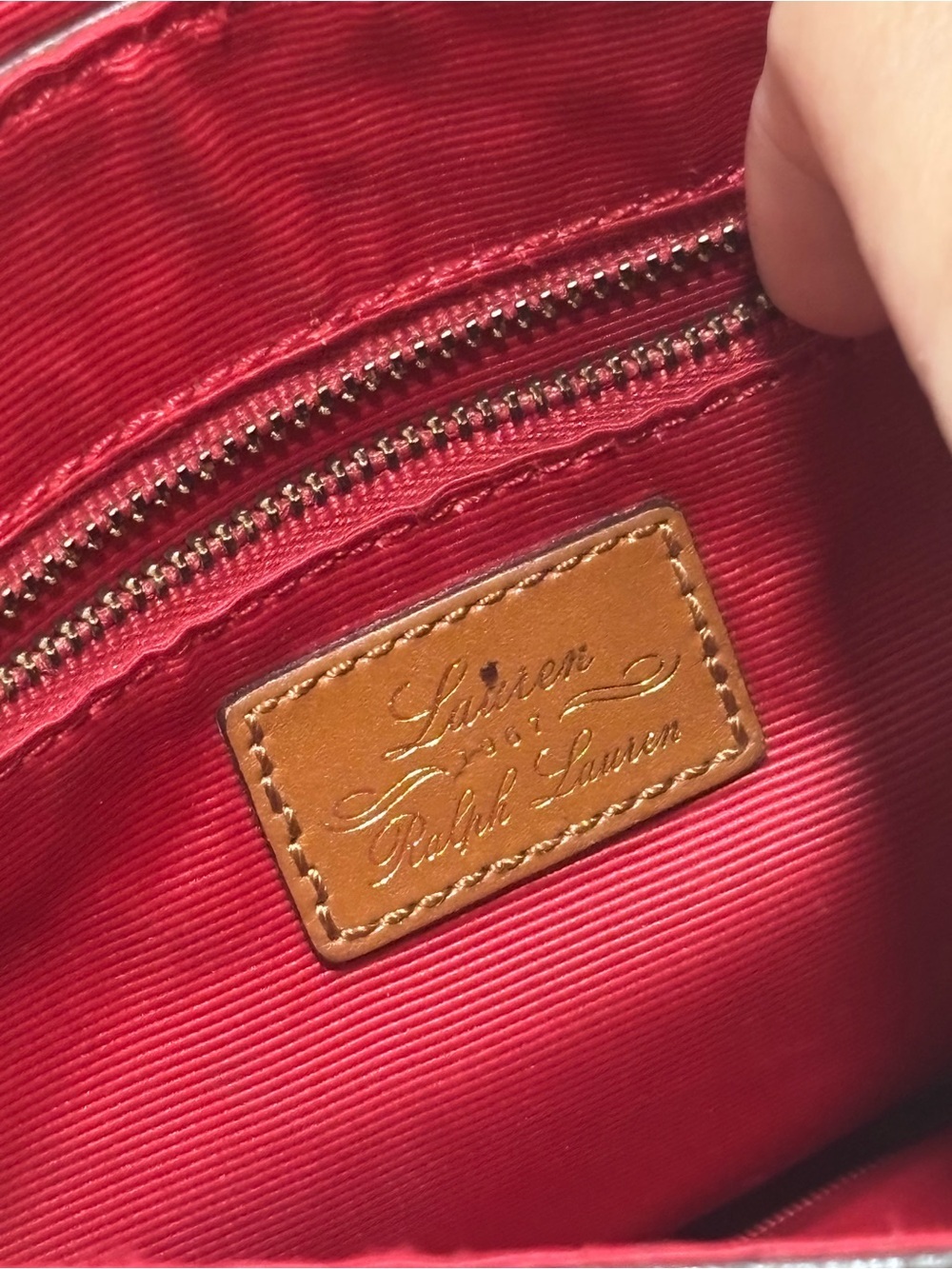 VINTAGE Lauren Ralph Lauren Leather bag - Picture 3 of 12